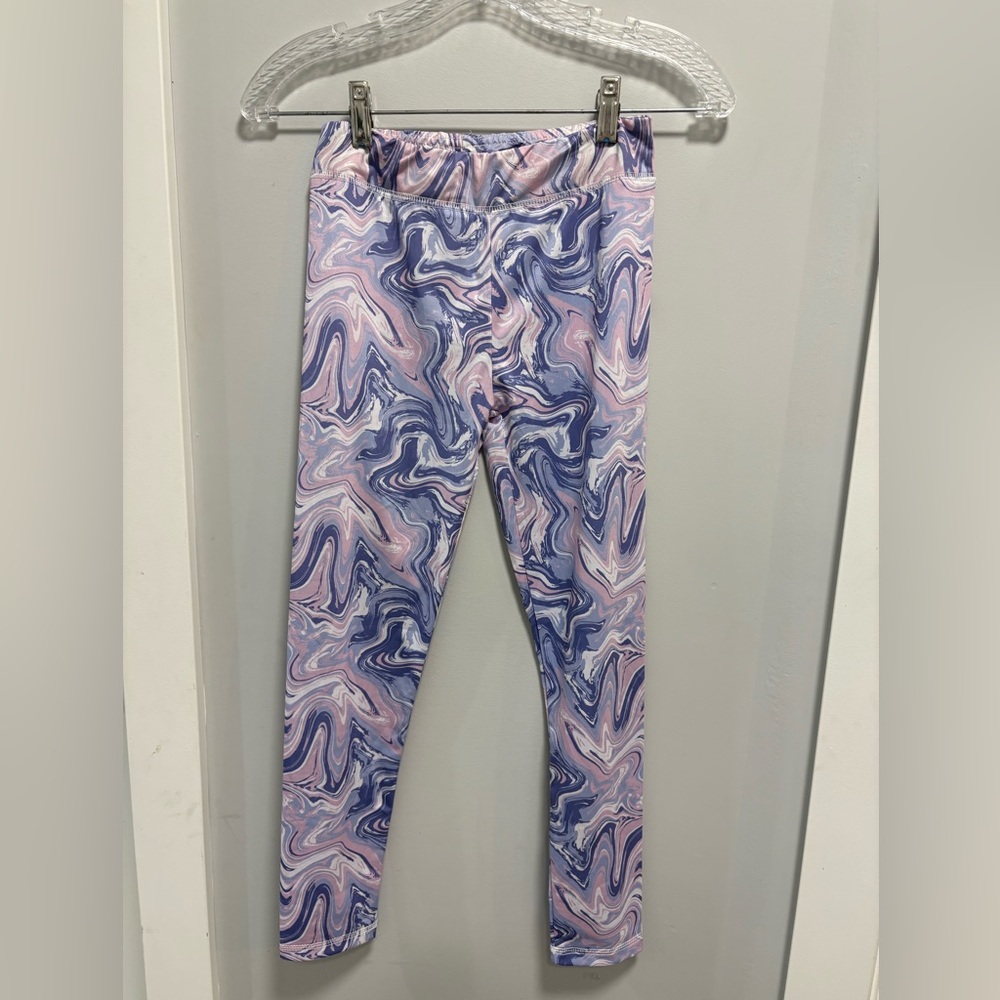 Marika Kids Pink, Purple & Blue Athletic Leggings - 8-10
